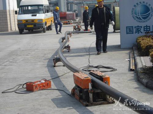 刘电5号机接入330千伏开关站工程加快进行